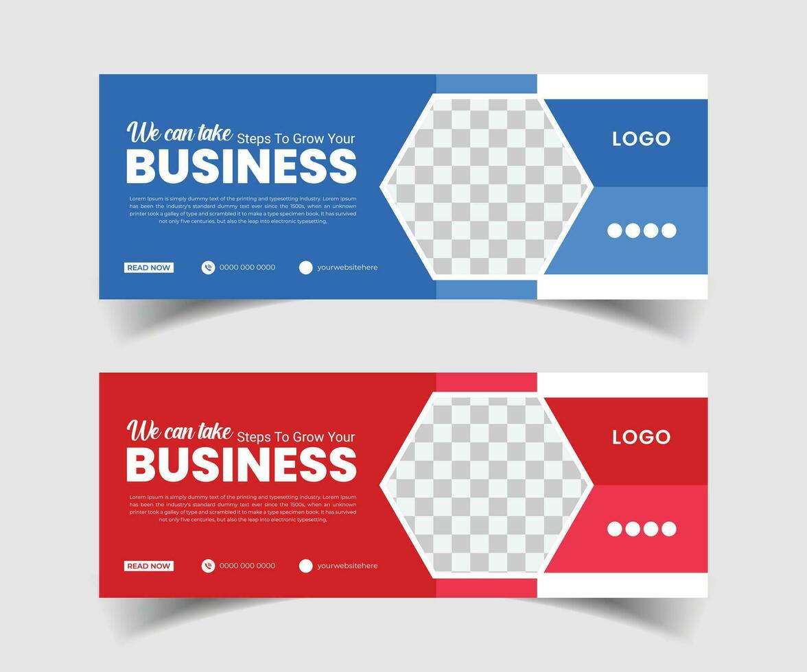 Professional corporate Facebook cover 35108339 Vector Art at Vecteezy