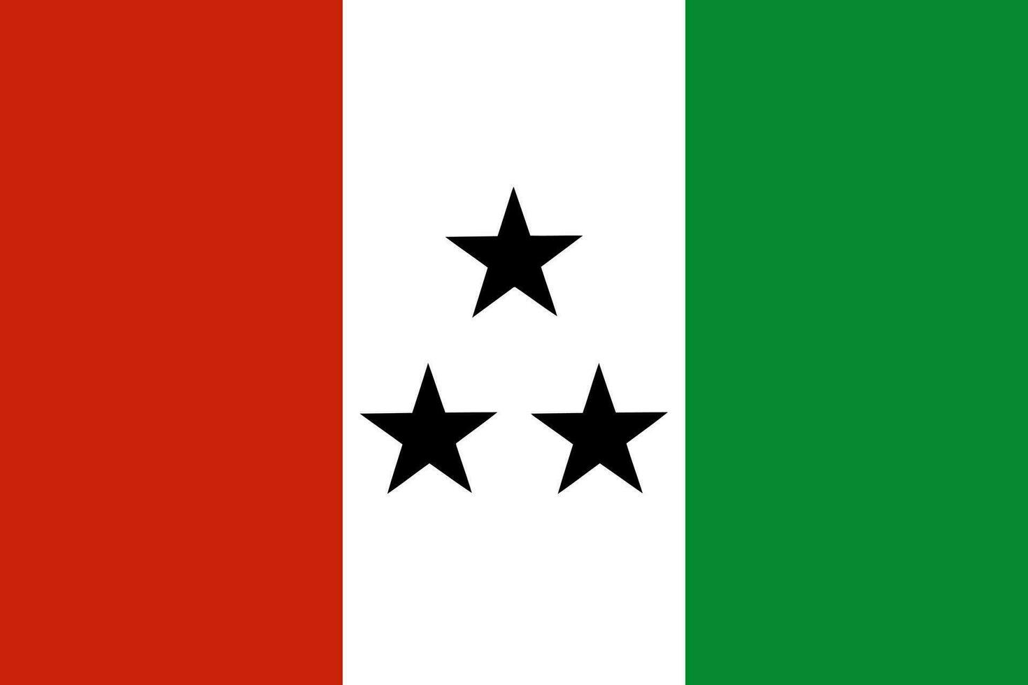 Bandera de la Comarca Ngabe-Bugle vector