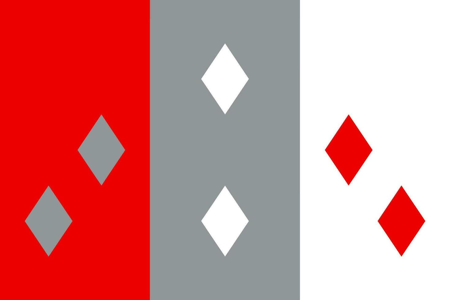 Bandera de la Provincia de Cocle 2 vector