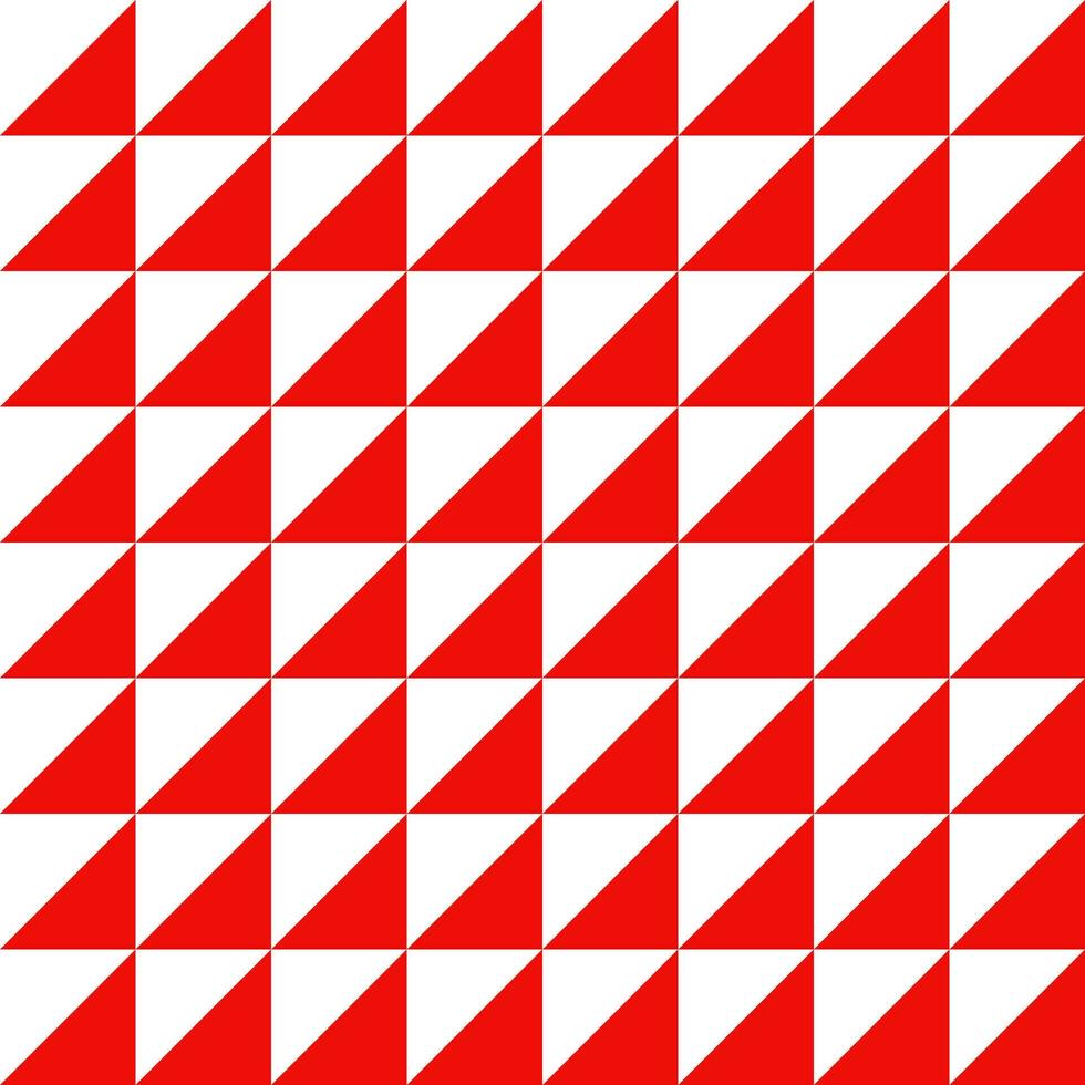 Red abstract retro square pattern background with cube decoration. vector