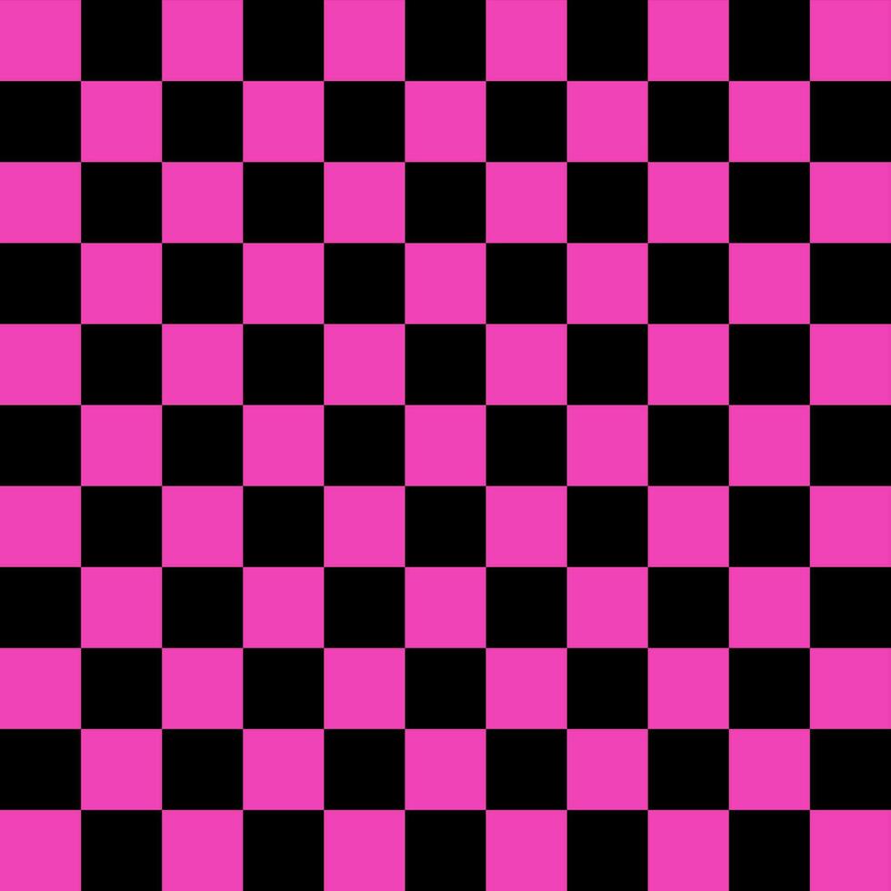 Checkered seamless pink and black pattern background use for background design, print, social networks, packaging, textile, web, cover, banner and etc. vector