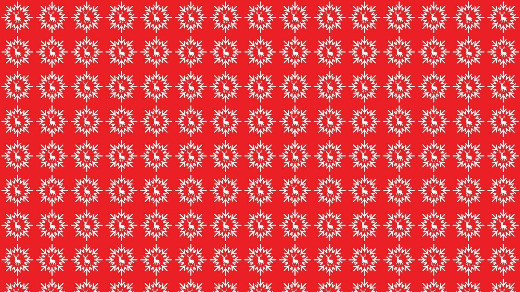 deer pattern background. Vector illustration. animal pattern . isolated in red