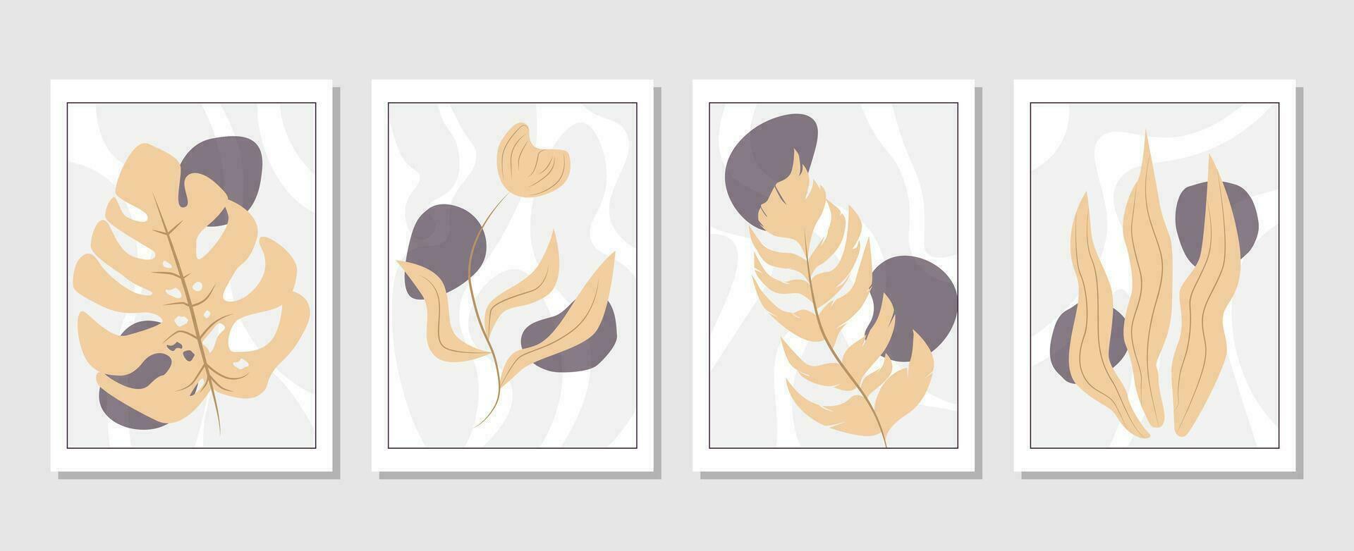 Botanical Harmony. Elegant Vector Illustrations for Organic Design