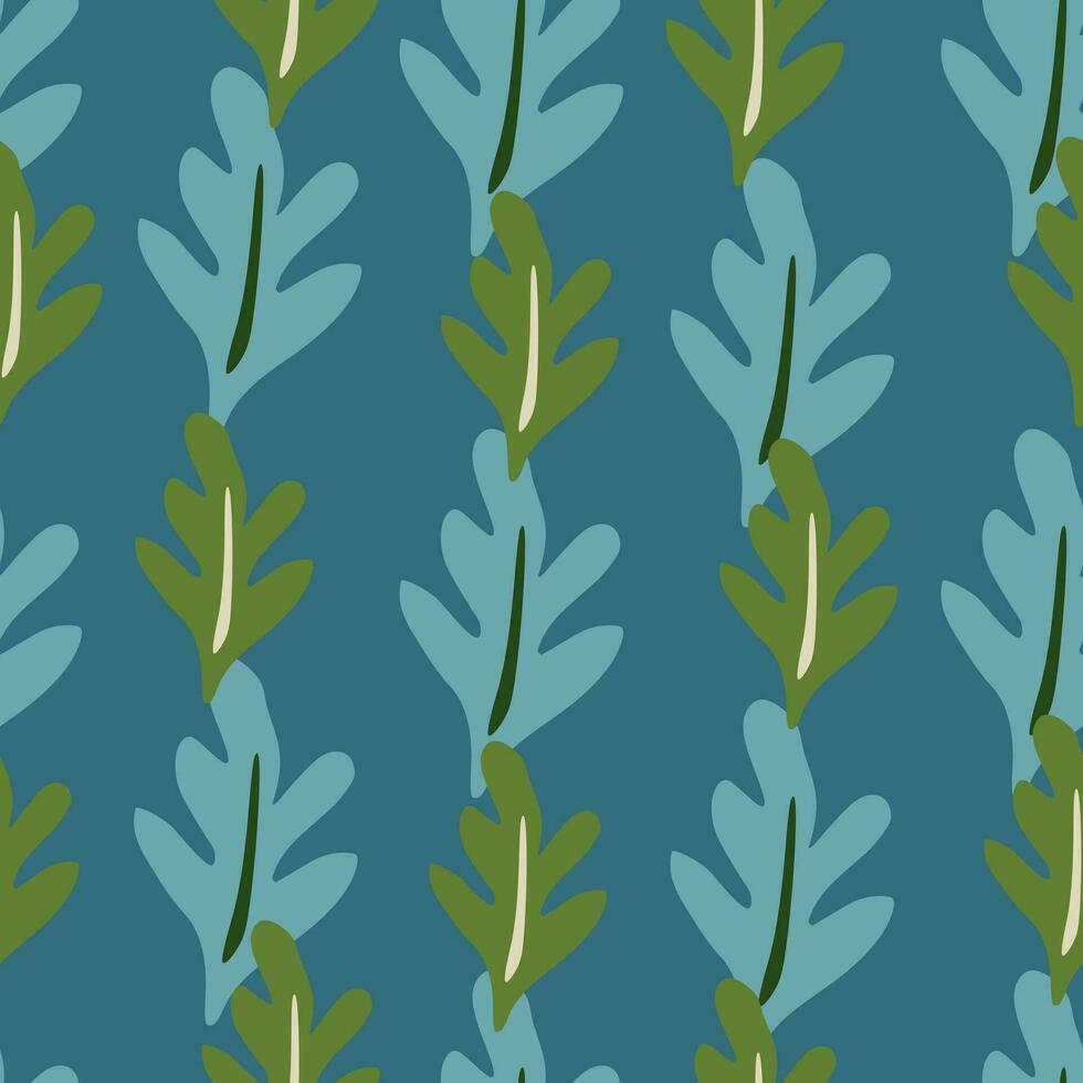Elegant seamless leaves pattern. vector