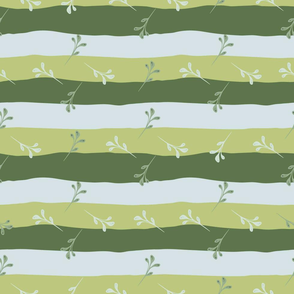 Ornate and organic, this seamless nature-inspired pattern blends doodle. vector