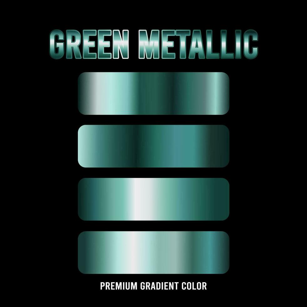 Premium Gradient Metallic vector