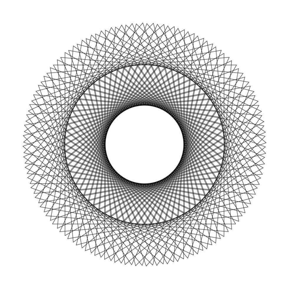 resumen circulo ornamento geométrico modelo forma vector