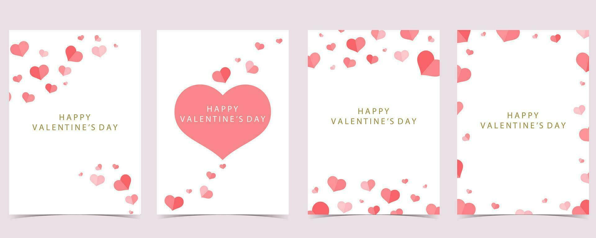 heart background for valentine's day.Editable vector illustration for postcard,banner