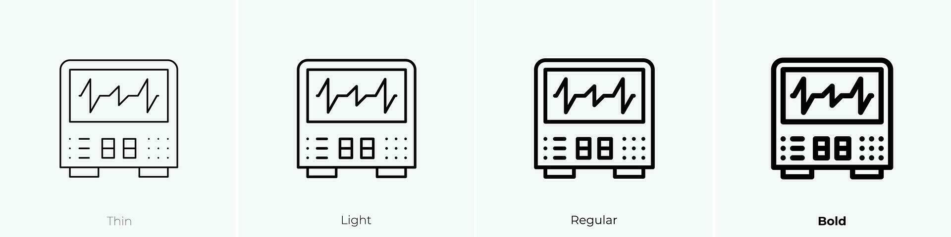 rate icon. Thin, Light, Regular And Bold style design isolated on white background vector