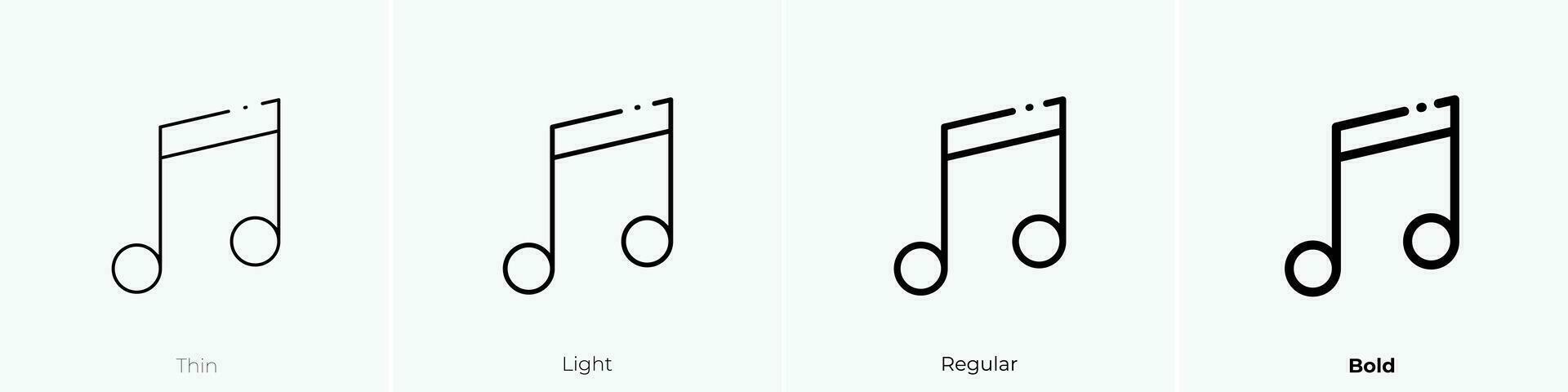 temblor icono. delgado, luz, regular y negrita estilo diseño aislado en blanco antecedentes vector