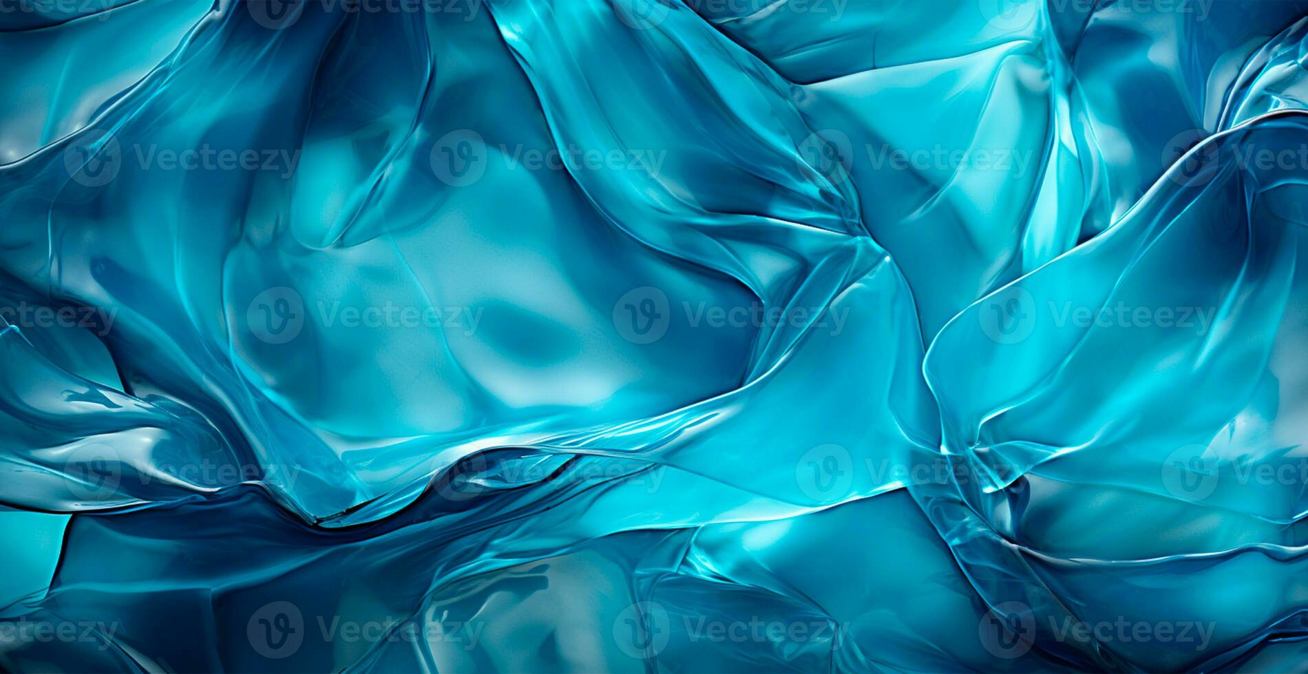 AI generated Close-up of the image on a plastic transparent cellophane bag. Texture plastic surface wrinkled - AI generated image photo