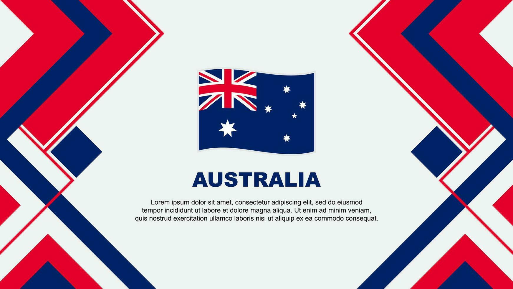 Australia bandera resumen antecedentes diseño modelo. Australia independencia día bandera fondo de pantalla vector ilustración. Australia bandera