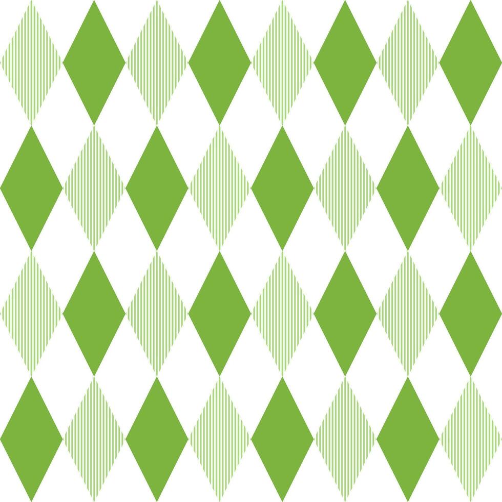 Light green shade diamond with stripe inside. diamond pattern. diamond pattern background. diamond background. Seamless pattern. for backdrop, decoration, Gift wrapping vector