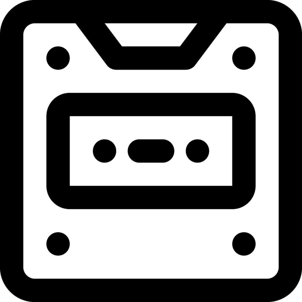 this icon or logo news and journal icon or other where it explains the sources of the latest information in the form of accidents and others, tools used to support news production and be used for web vector