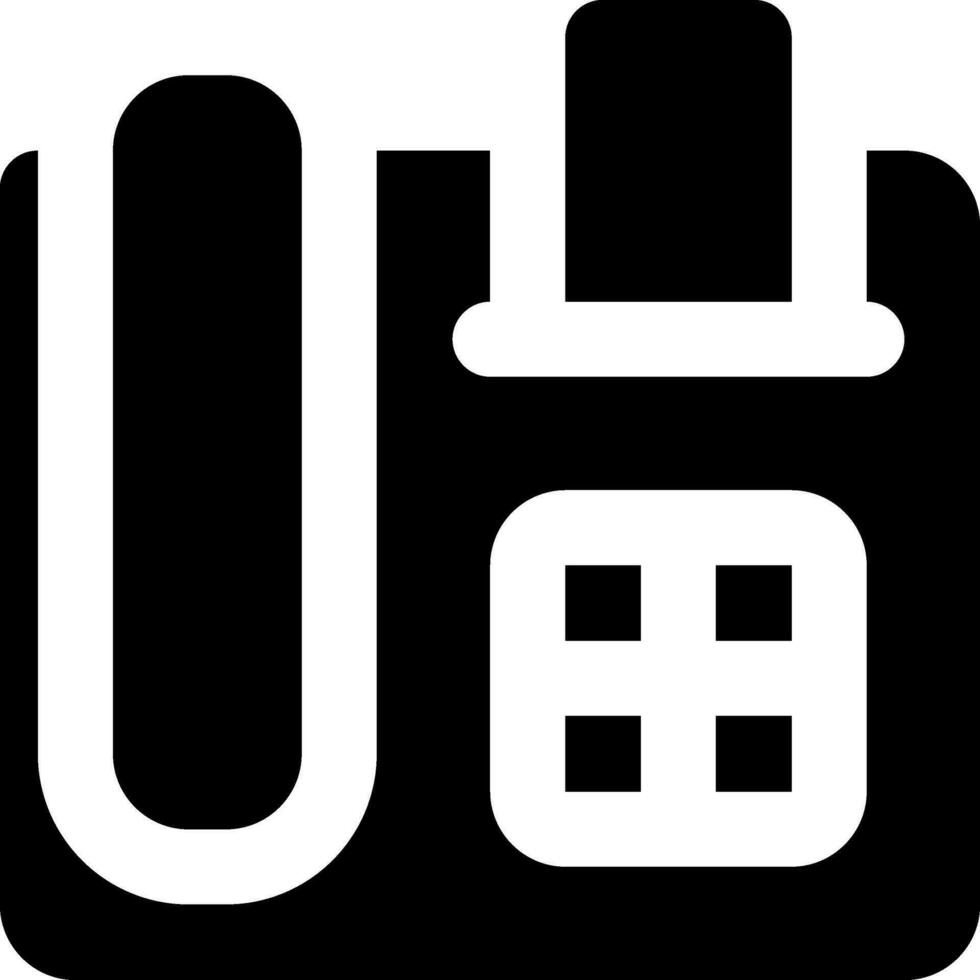 this icon or logo news and journal icon or other where it explains the sources of the latest information in the form of accidents and others, tools used to support news production and be used for web vector