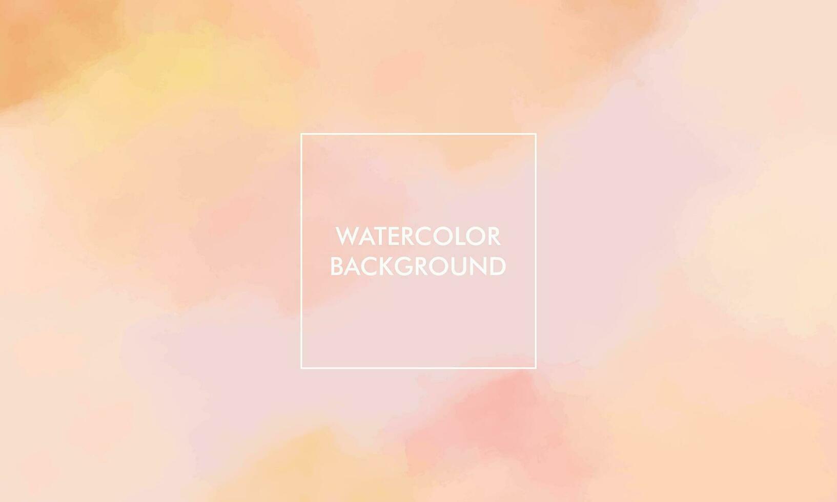 watercolor gradient mesh blur background with pastel, colorful, beauty color vector