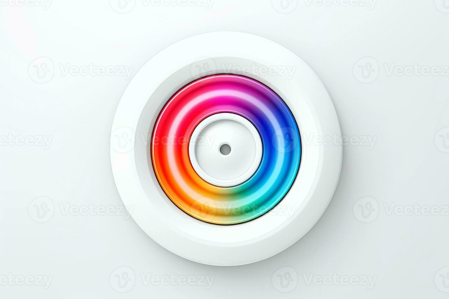 AI generated Abstract high tech black border, futuristic technology background, Generative AI photo