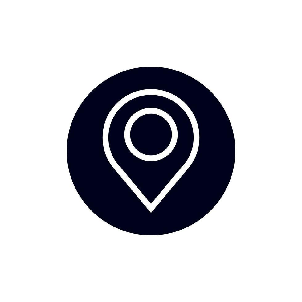 minimal Set of map pin location icons vector icon of simple forms of point of location Location pin icon. Map pin place marker. map pin icon flat vector illustration design.