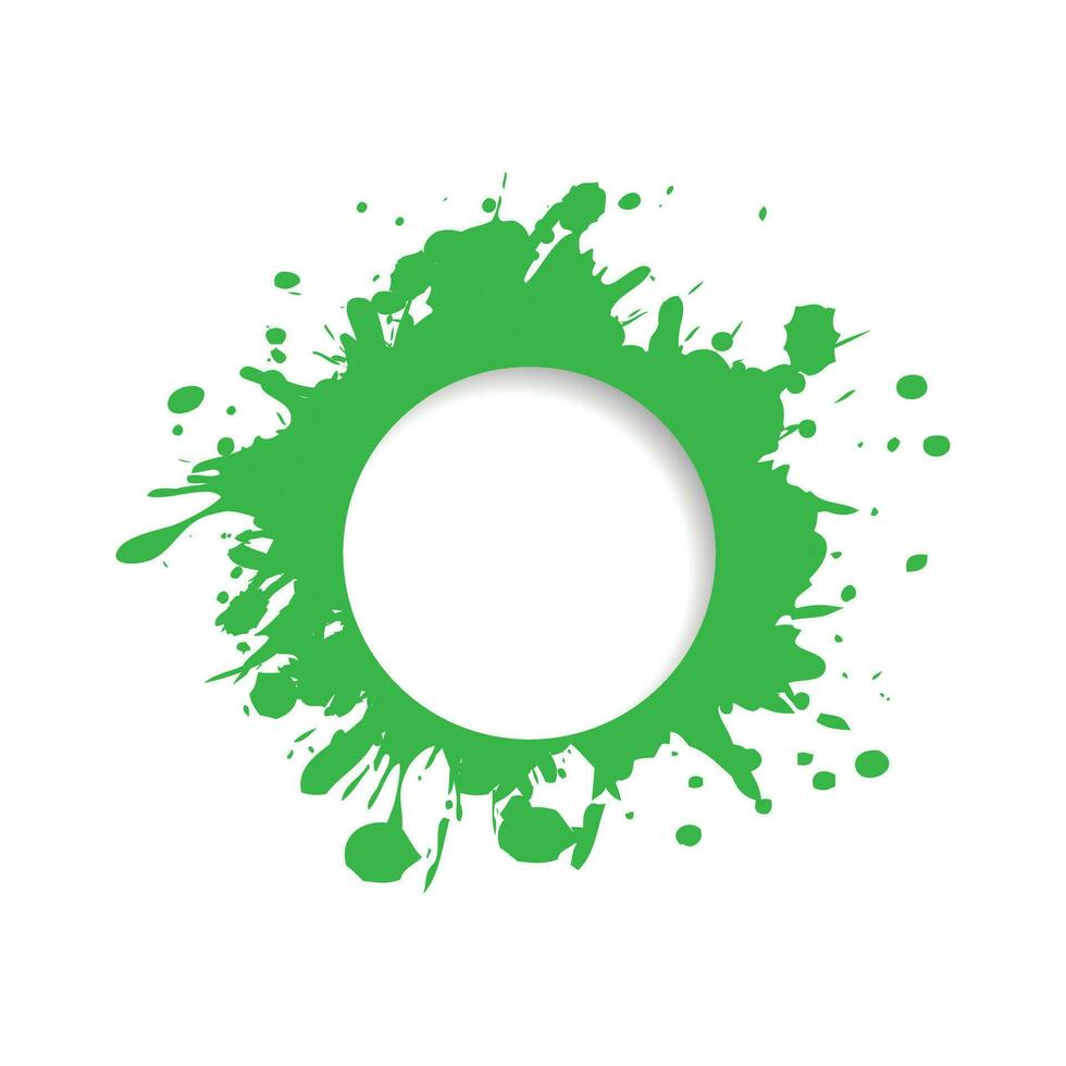 green grunge frame vector