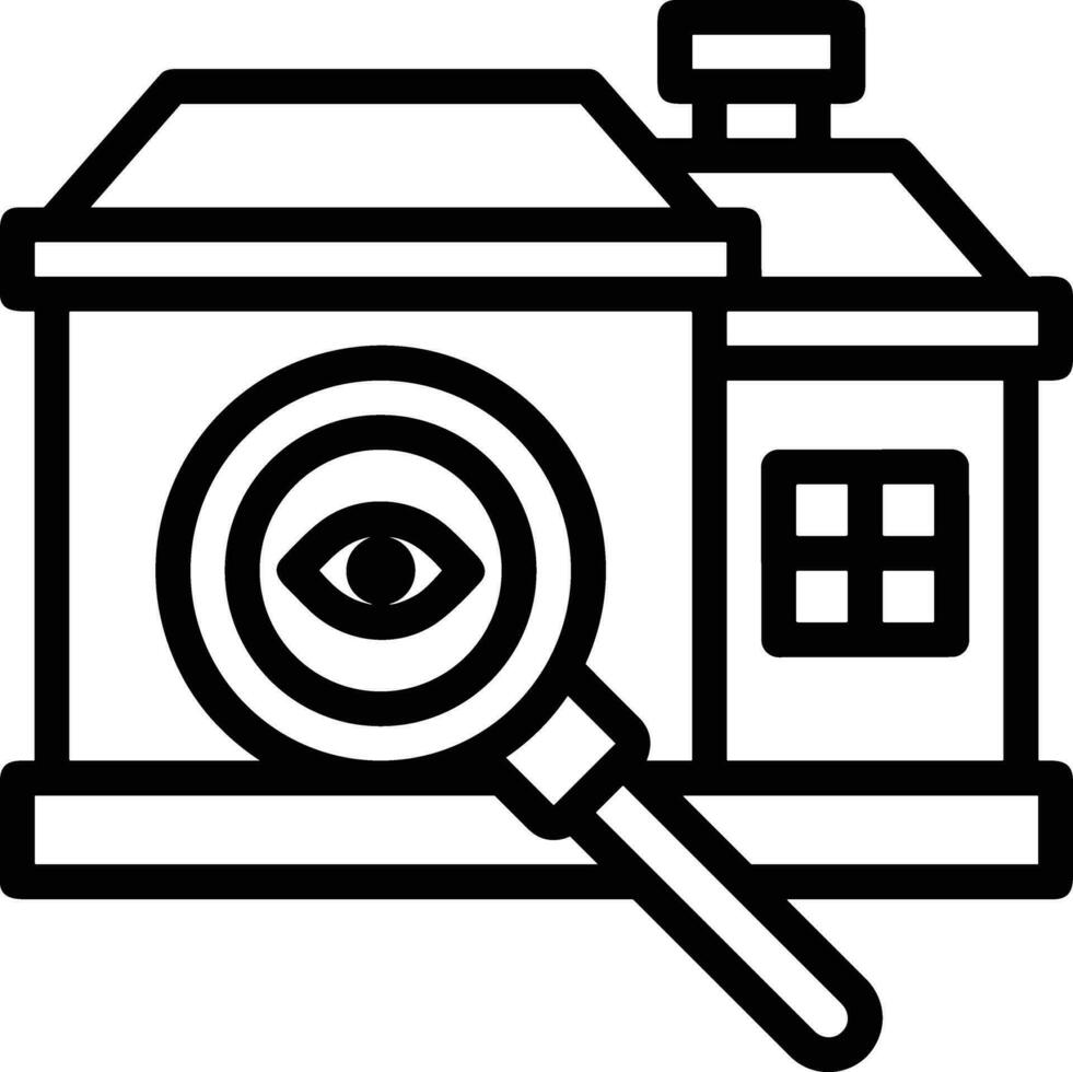 Home outline icon symbol vector image. Illustration of the house real estate graphic property design image