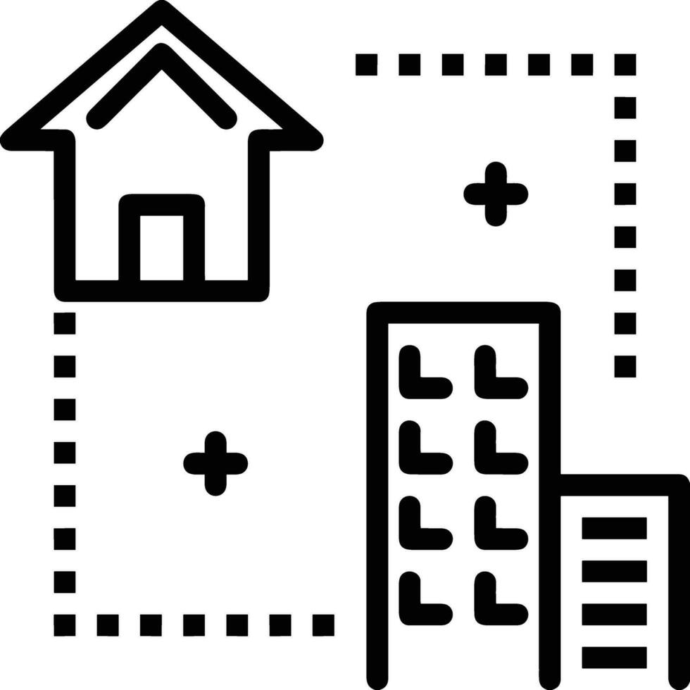 Home outline icon symbol vector image. Illustration of the house real estate graphic property design image