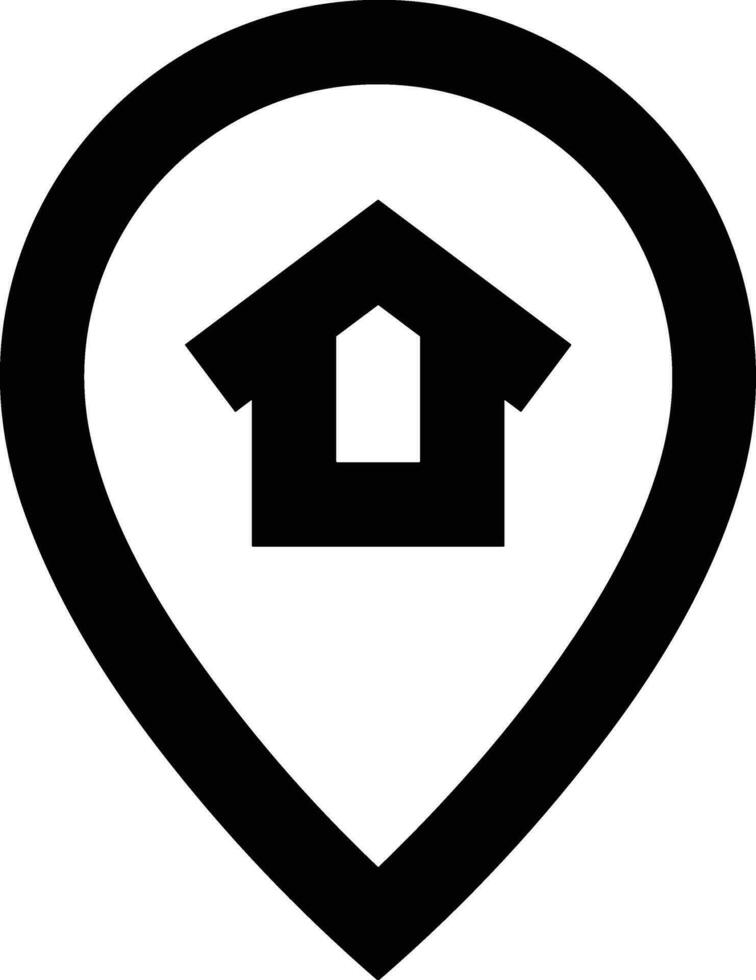 Home outline icon symbol vector image. Illustration of the house real estate graphic property design image