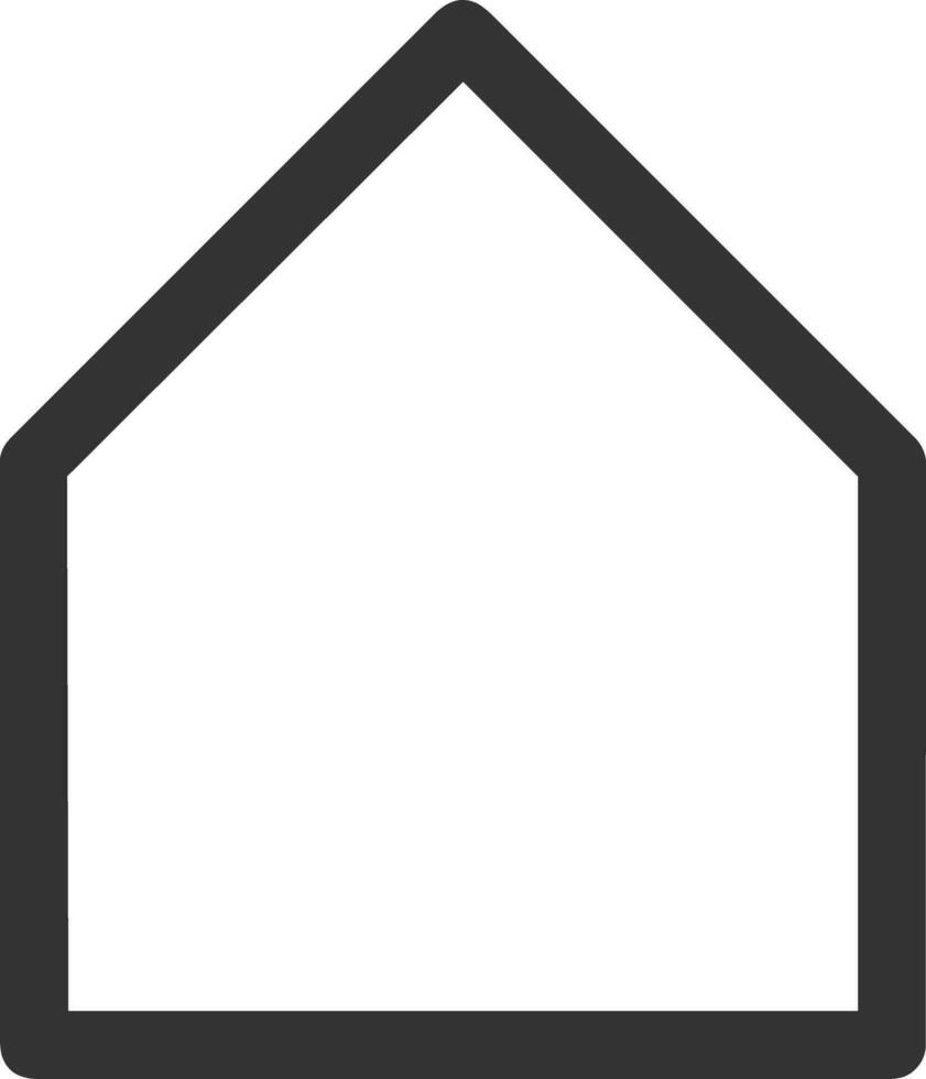 Home outline icon symbol vector image. Illustration of the house real estate graphic property design image