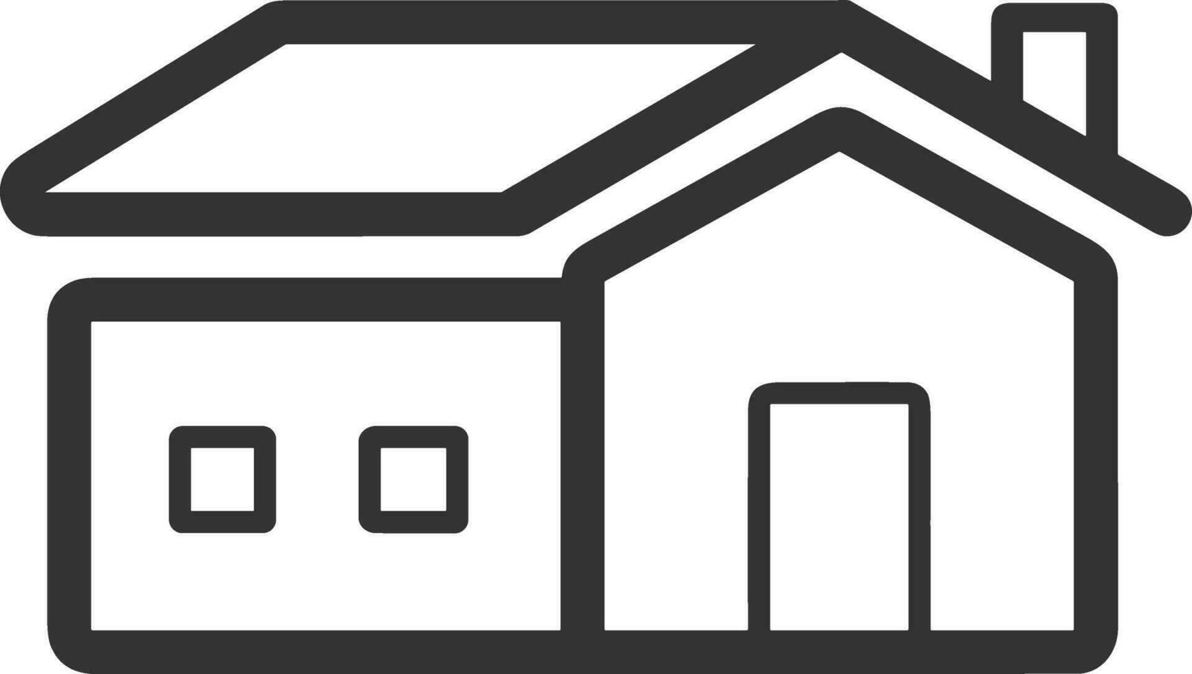 Home outline icon symbol vector image. Illustration of the house real estate graphic property design image