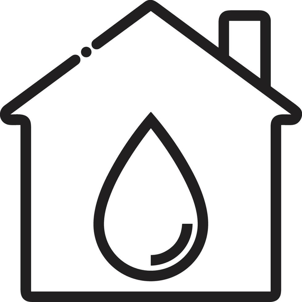 Home outline icon symbol vector image. Illustration of the house real estate graphic property design image