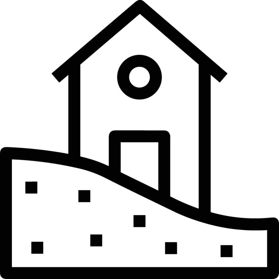 Home outline icon symbol vector image. Illustration of the house real estate graphic property design image