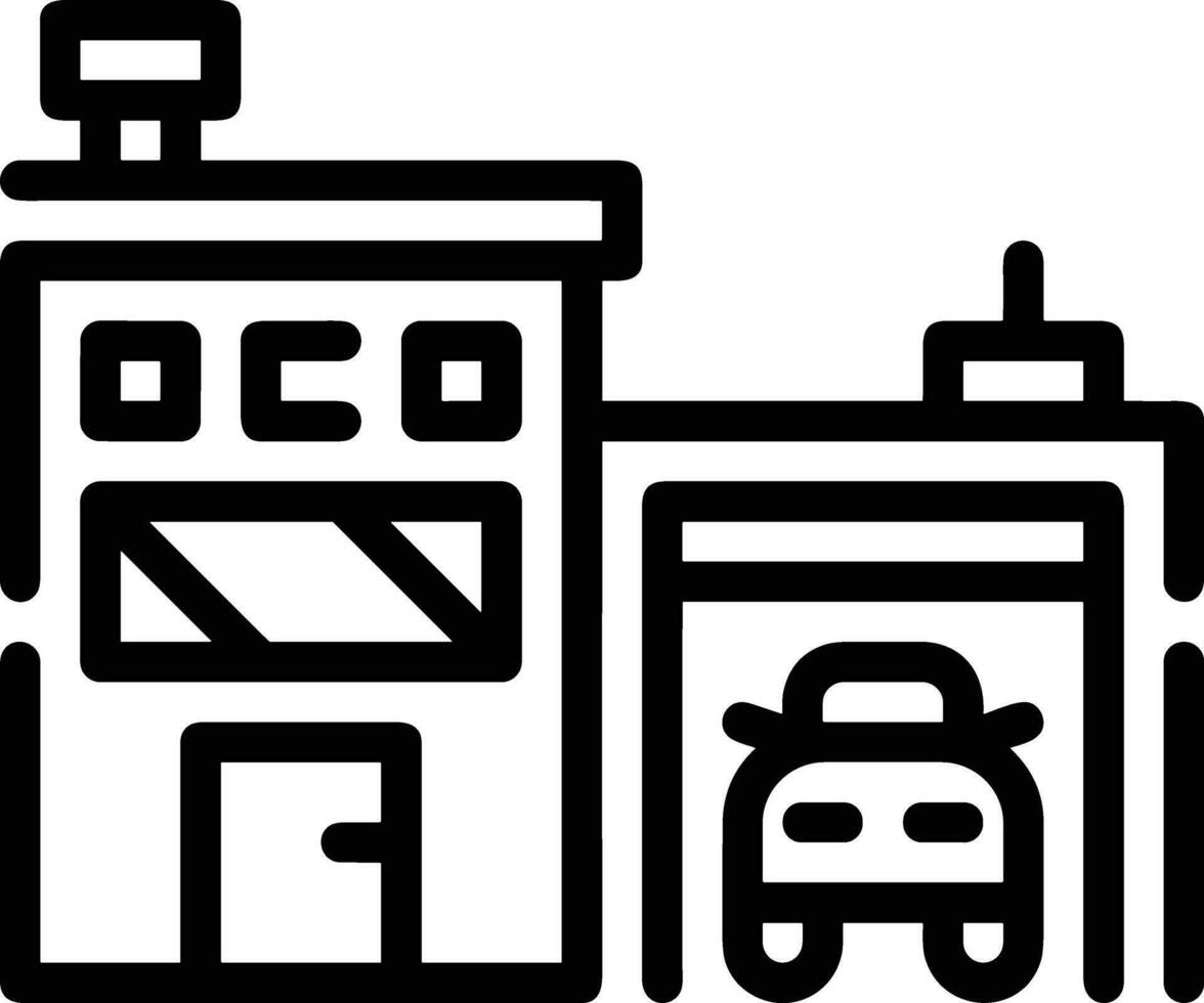 Home outline icon symbol vector image. Illustration of the house real estate graphic property design image