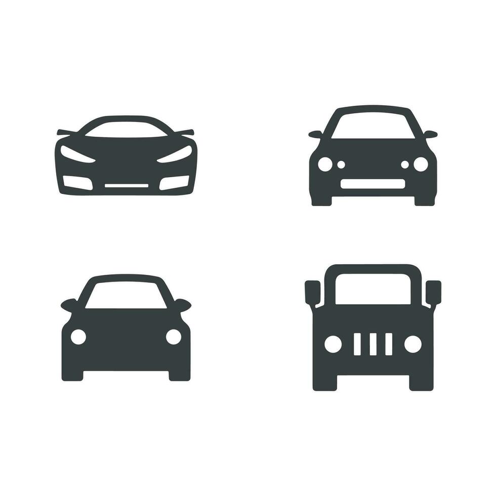 Cars Icons set vector