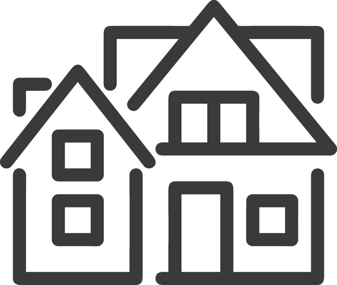 Home outline icon symbol vector image. Illustration of the house real estate graphic property design image