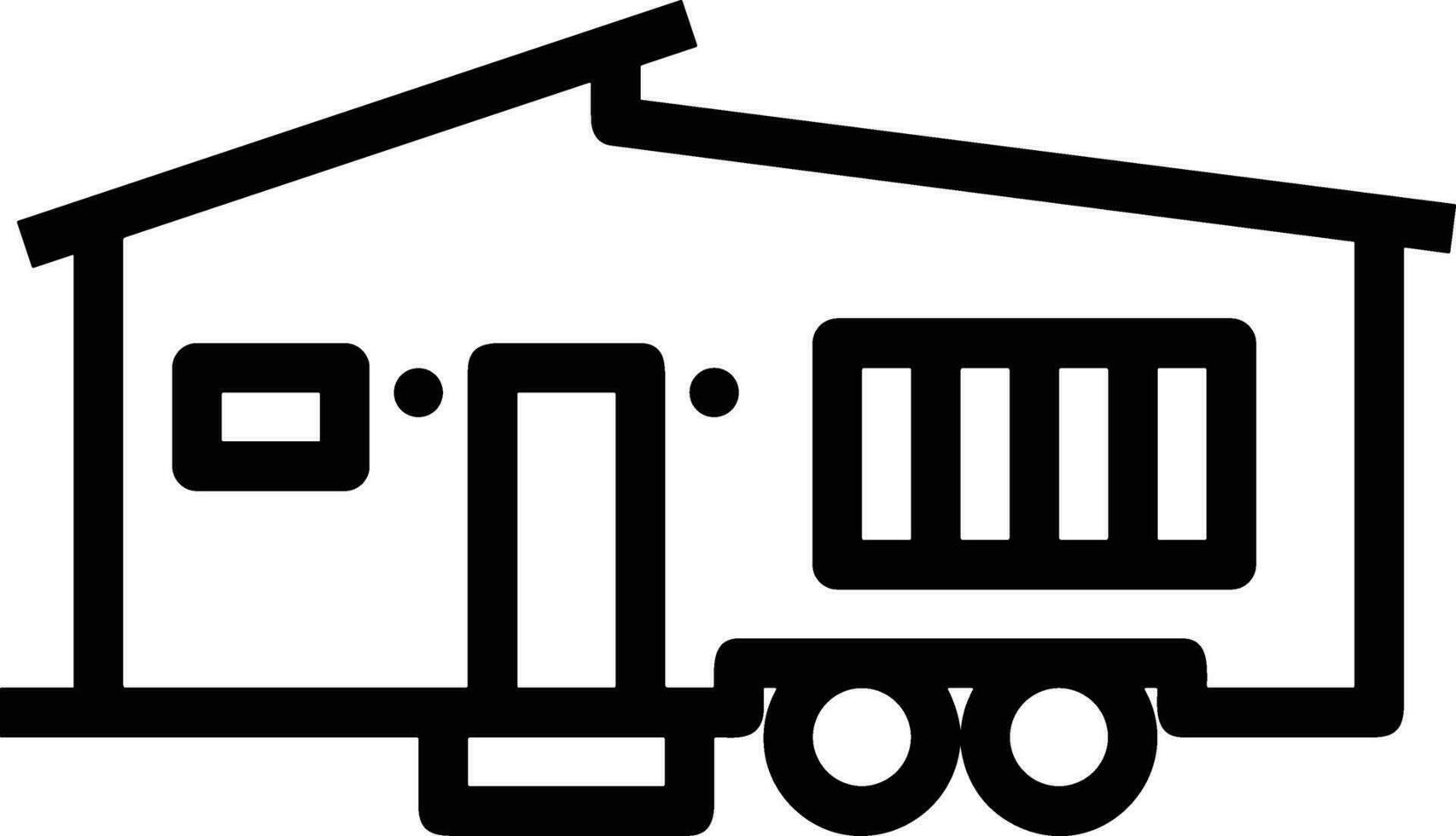 Home outline icon symbol vector image. Illustration of the house real estate graphic property design image