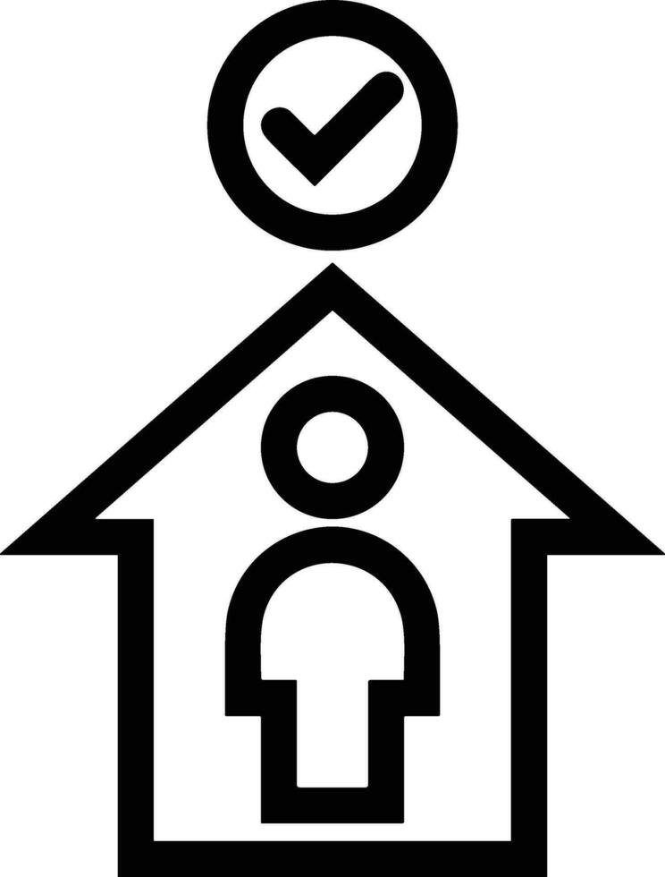 Home outline icon symbol vector image. Illustration of the house real estate graphic property design image