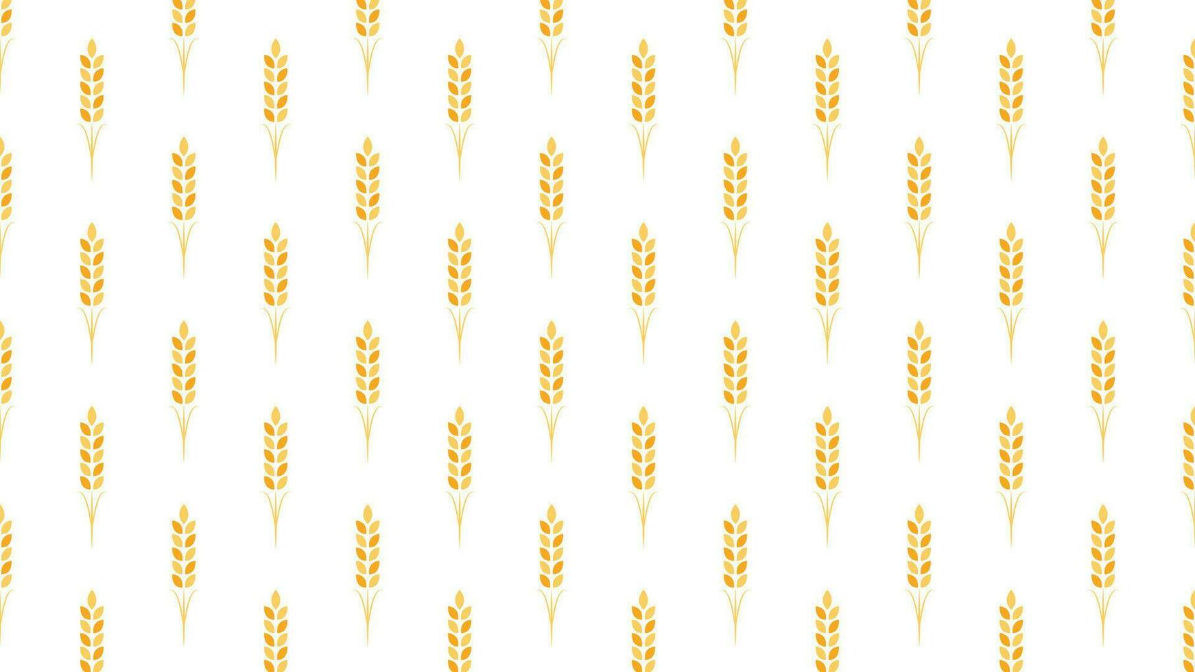 Wheat pattern wallpaper. oat symbol. free space for text. rice sign. Rice pattern wallpaper. vector