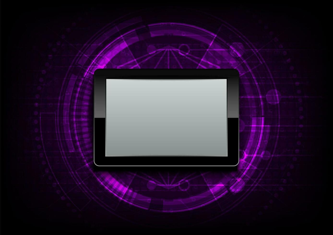 vector tablet comnputer abstract network technology background