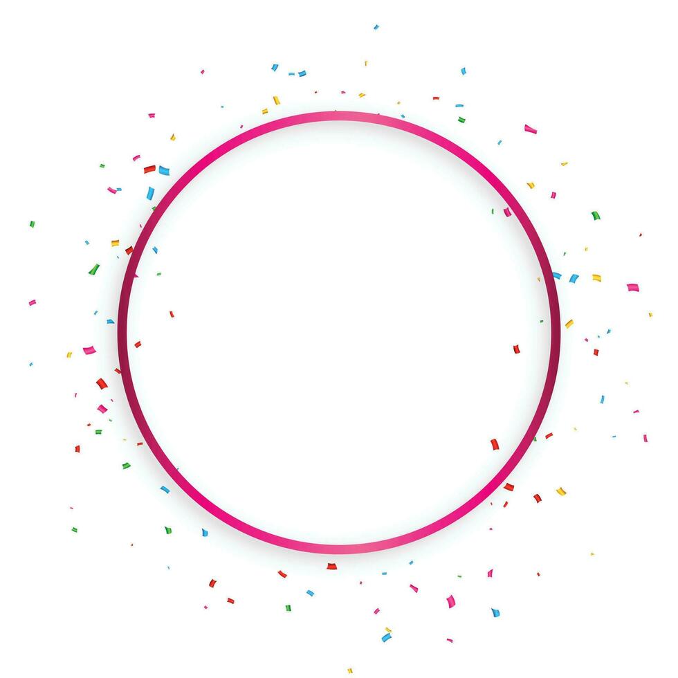 happy birthday frame vector