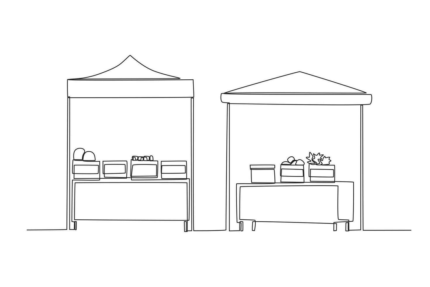 Two Market Stalls Two Market Stalls