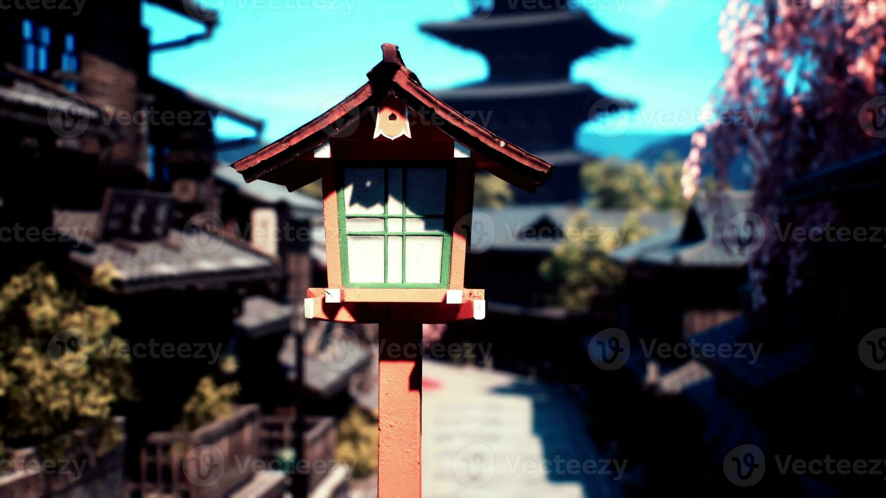 the empty japan tample buildings photo