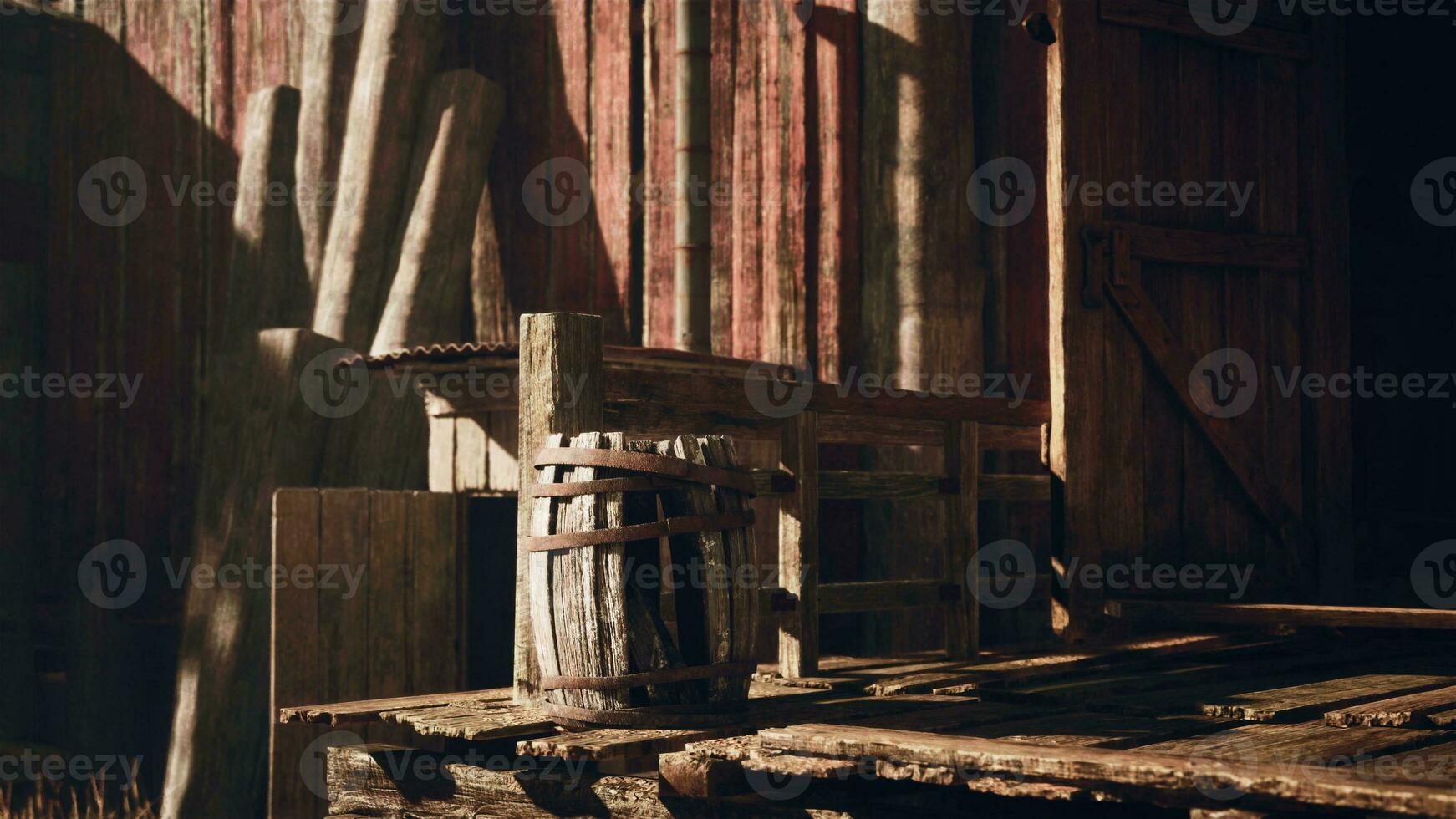 abandoned wooden deserted buildings in bodie ghost town photo