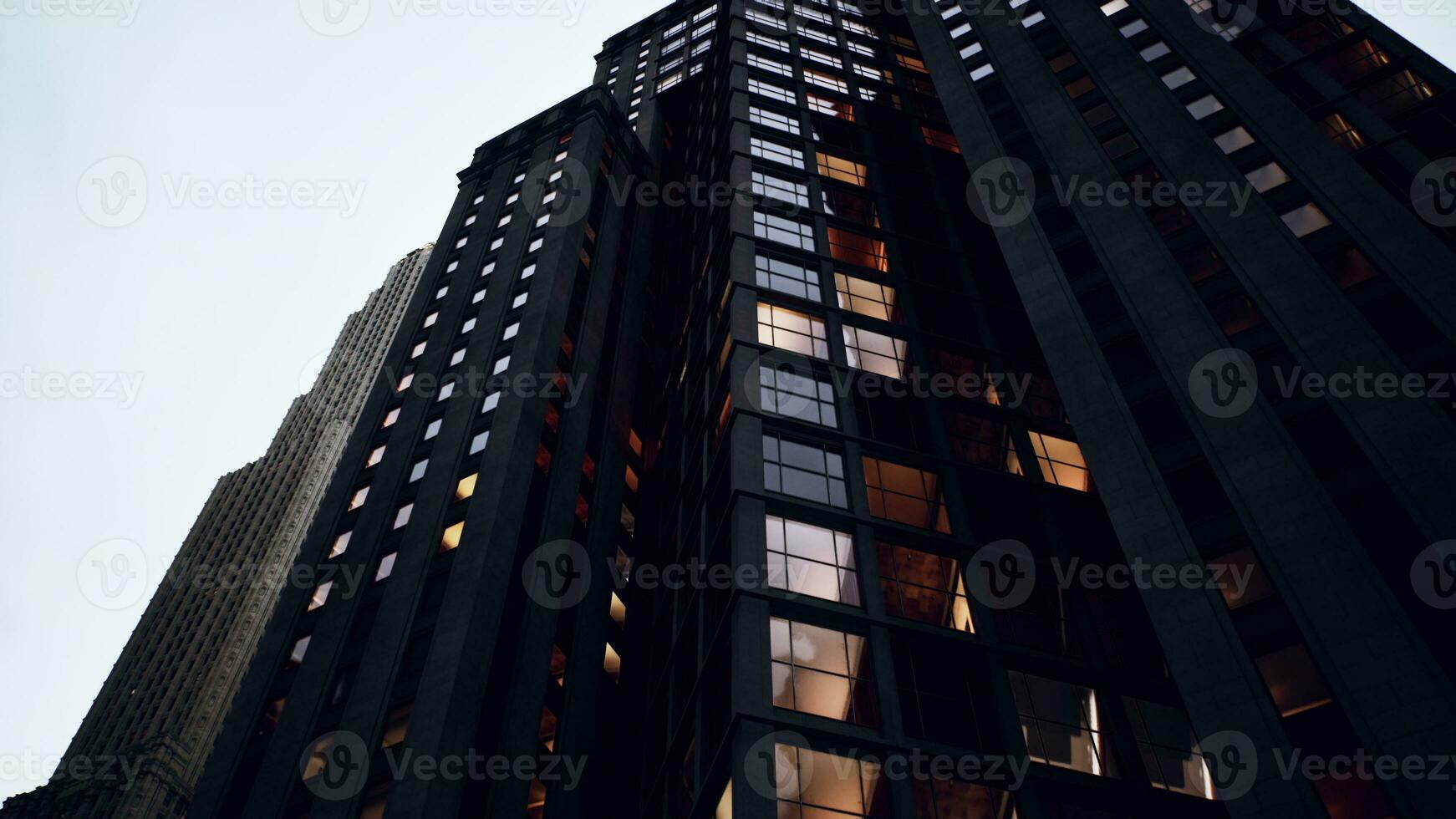 A towering skyscraper with a multitude of windows photo