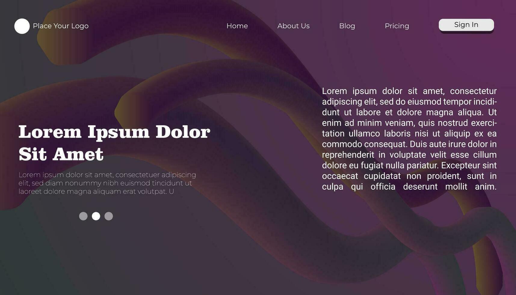Trendy 3D flow shapes gradient background, colorful abstract fluid 3d tubes. Futuristic design wallpaper for banner, poster, cover, flyer, presentation, advertising, landing page vector