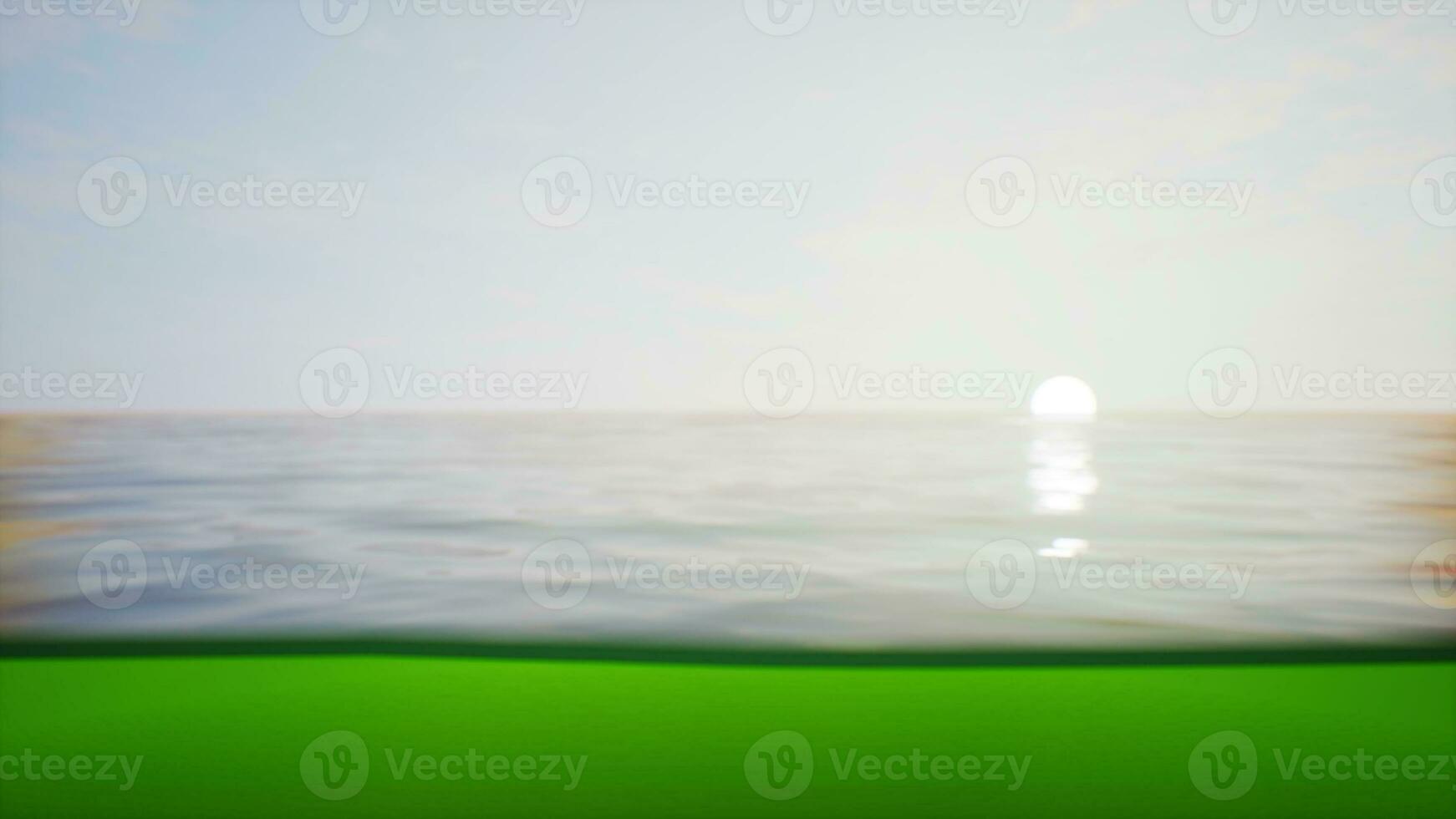 A serene and calming body of water captured in a blurred photo