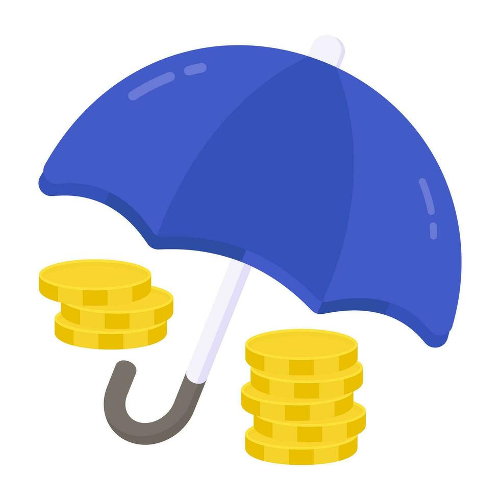 Modern design miscellaneous icon of financial insurance vector