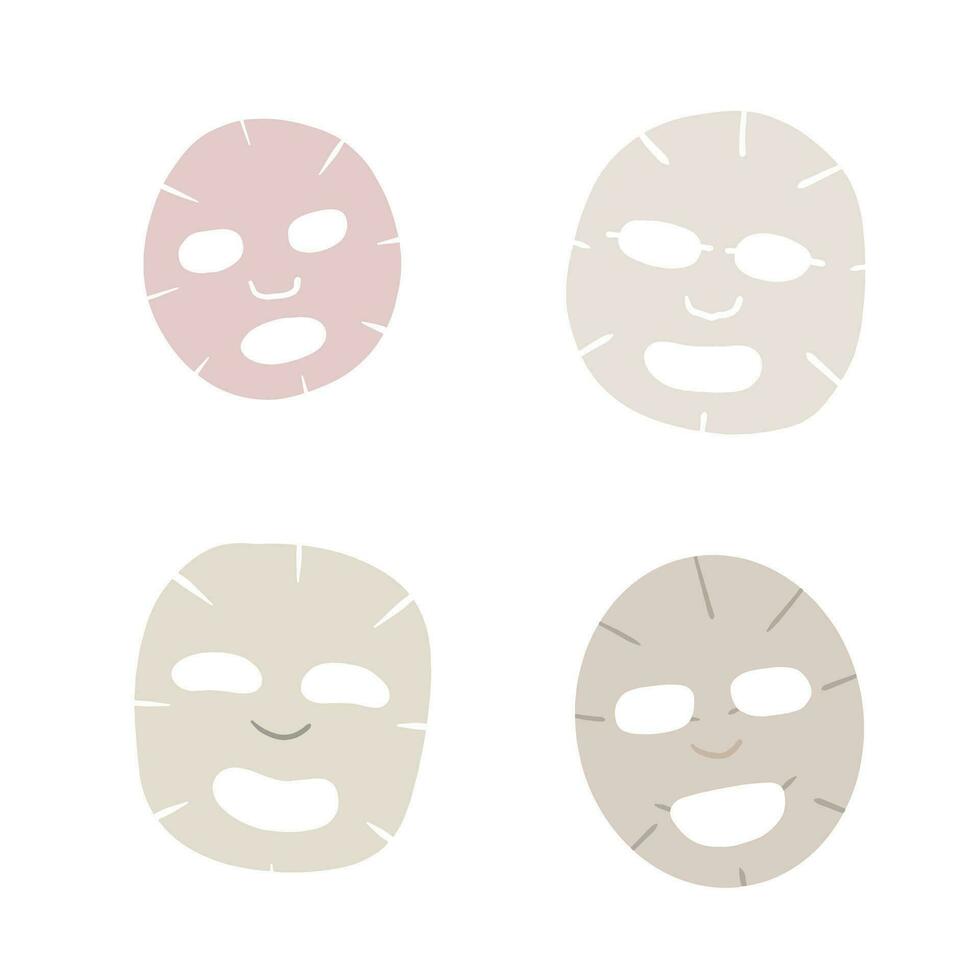 Sheet Face Mask vector