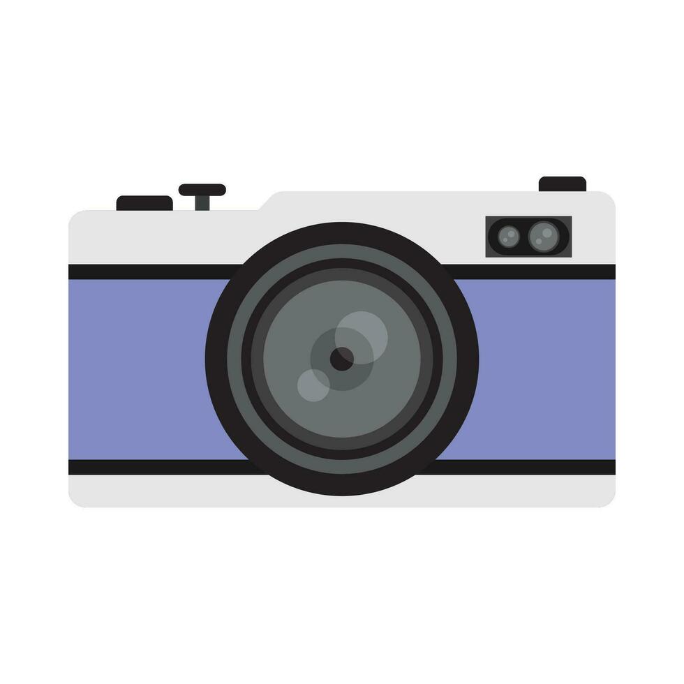 Camera device flat illustrasion vector