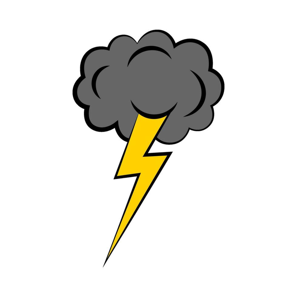 Explosion effect flat illustration vector