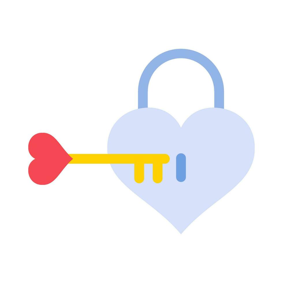 amor firmar plano ilustración vector