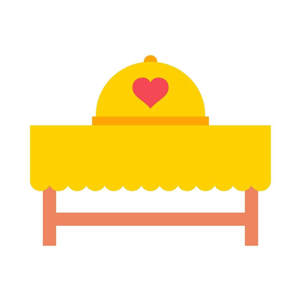 Food dish flat illustration vector